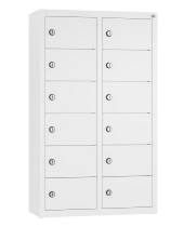 C+P Kleingefachschrank 80700-223 Serie 8170 Intro wandhängend 12 Fächer (HxBxT)1130x460x200mm 7035/0024