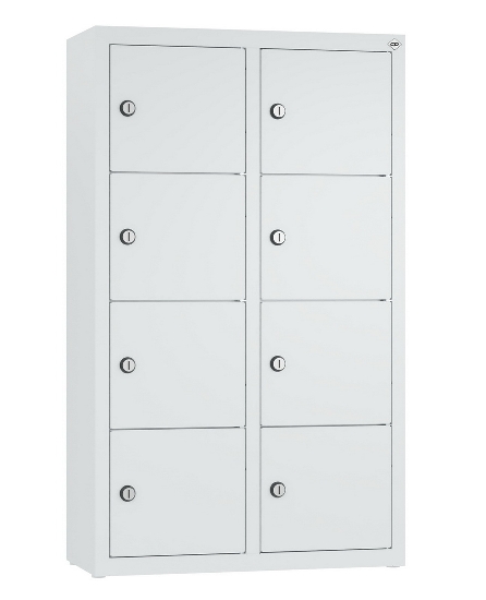 C+P Kleingefachschrank 80700-223 Serie 8170 Intro wandhängend 12 Fächer (HxBxT)1130x460x200mm 7035/0024