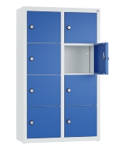 C+P Kleingefachschrank 80700-223 Serie 8170 Intro wandhängend 12 Fächer (HxBxT)1130x460x200mm 7035/0024