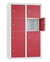 C+P Kleingefachschrank 80700-223 Serie 8170 Intro wandhängend 12 Fächer (HxBxT)1130x460x200mm 7035/0024