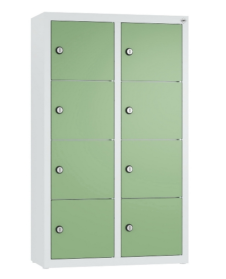 C+P Kleingefachschrank 80700-223 Serie 8170 Intro wandhängend 12 Fächer (HxBxT)1130x460x200mm 7035/0024