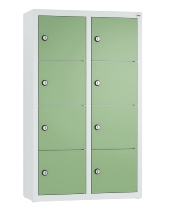 C+P Kleingefachschrank 80700-223 Serie 8170 Intro wandhängend 12 Fächer (HxBxT)1130x460x200mm 7035/0024
