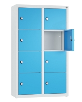 C+P Kleingefachschrank 80700-223 Serie 8170 Intro wandhängend 12 Fächer (HxBxT)1130x460x200mm 7035/0024