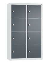 C+P Kleingefachschrank 80700-223 Serie 8170 Intro wandhängend 12 Fächer (HxBxT)1130x460x200mm 7035/0024