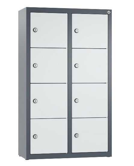 C+P Kleingefachschrank 80700-223 Serie 8170 Intro wandhängend 12 Fächer (HxBxT)1130x460x200mm 7035/0024