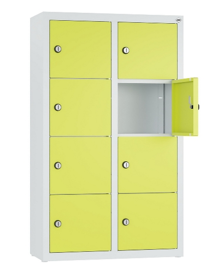 C+P Kleingefachschrank 80700-223 Serie 8170 Intro wandhängend 12 Fächer (HxBxT)1130x460x200mm 7035/0024