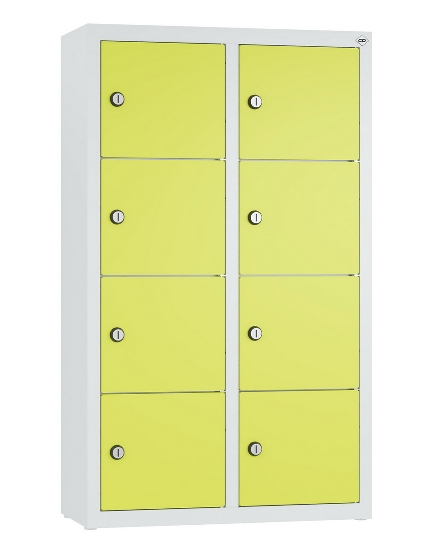 C+P Kleingefachschrank 80700-223 Serie 8170 Intro wandhängend 12 Fächer (HxBxT)1130x460x200mm 7035/0024