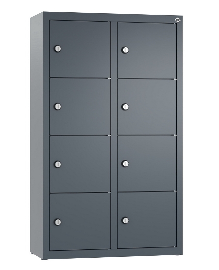 C+P Kleingefachschrank 80700-223 Serie 8170 Intro wandhängend 12 Fächer (HxBxT)1130x460x200mm 7035/0024