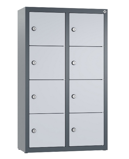 C+P Kleingefachschrank 80700-223 Serie 8170 Intro wandhängend 12 Fächer (HxBxT)1130x460x200mm 7035/0024