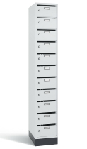 C+P Verteilerschrank 8170-311 Serie 8170 Intro mit Sockel 3 Abt. mit 33 Fächern (HxBxT)1950x920x490mm 7035/6011