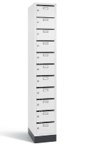 C+P Verteilerschrank 8170-311 Serie 8170 Intro mit Sockel 3 Abt. mit 33 Fächern (HxBxT)1950x920x490mm 7035/6011