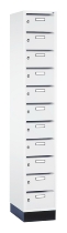 C+P Verteilerschrank 8170-311 Serie 8170 Intro mit Sockel 3 Abt. mit 33 Fächern (HxBxT)1950x920x490mm 7035/6011