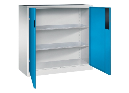 C+P Beistell-Werkzeugschrank schwere Lasten 8831-052 Acurado 1 Fachboden ERGO-Lock 4.0 (HxBxT) 1000x1200x500mm 7035/5023