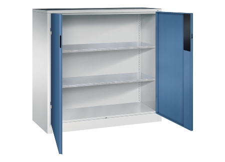 C+P Beistell-Werkzeugschrank schwere Lasten 8831-052 Acurado 1 Fachboden ERGO-Lock 4.0 (HxBxT) 1000x1200x500mm 7035/5023