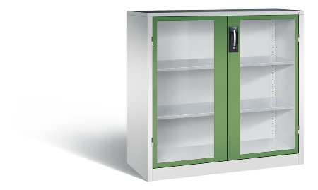 C+P Werkzeug-Beistellschrank Acurado 8821-055 mit Sichtfenster (HxBxT) 1000x930x500mm LG/RR