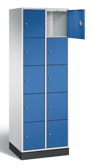 CP Schließfachschrank 8570-x01 S 4000 Intro 5 Fächer übereinander (HxBxT) 1950x500mm