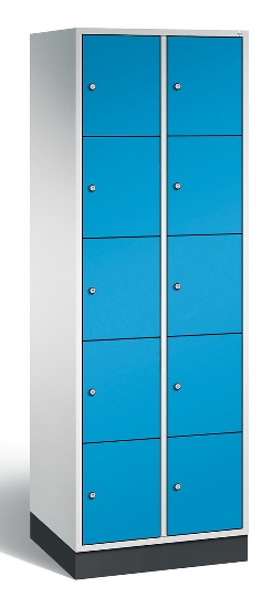 CP Schließfachschrank 8570-x01 S 4000 Intro 5 Fächer übereinander (HxBxT) 1950x500mm