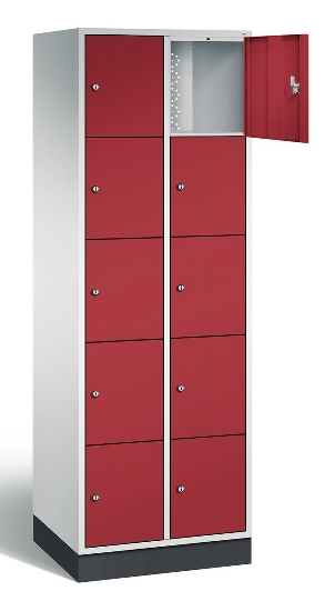 CP Schließfachschrank 8570-x01 S 4000 Intro 5 Fächer übereinander (HxBxT) 1950x500mm