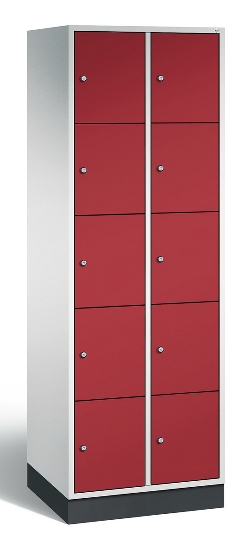 CP Schließfachschrank 8570-x01 S 4000 Intro 5 Fächer übereinander (HxBxT) 1950x500mm