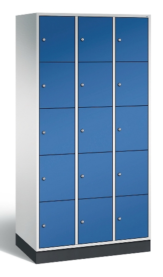 CP Schließfachschrank 8570-x01 S 4000 Intro 5 Fächer übereinander (HxBxT) 1950x500mm