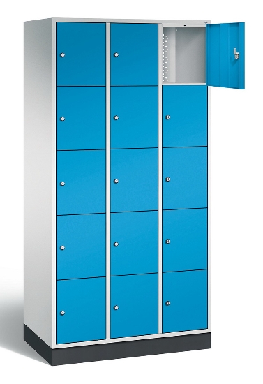CP Schließfachschrank 8570-x01 S 4000 Intro 5 Fächer übereinander (HxBxT) 1950x500mm