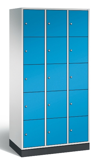 CP Schließfachschrank 8570-x01 S 4000 Intro 5 Fächer übereinander (HxBxT) 1950x500mm