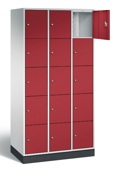 CP Schließfachschrank 8570-x01 S 4000 Intro 5 Fächer übereinander (HxBxT) 1950x500mm