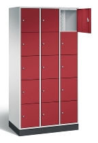 CP Schließfachschrank 8570-x01 S 4000 Intro 5 Fächer übereinander (HxBxT) 1950x500mm