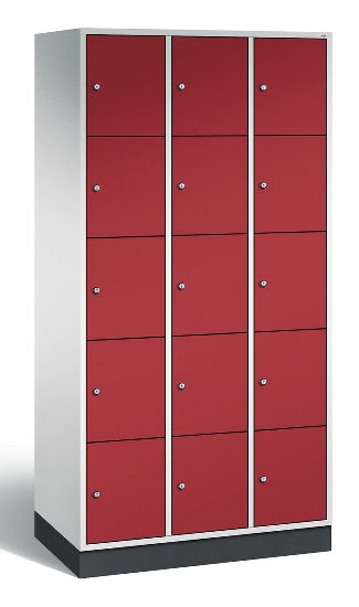 CP Schließfachschrank 8570-x01 S 4000 Intro 5 Fächer übereinander (HxBxT) 1950x500mm