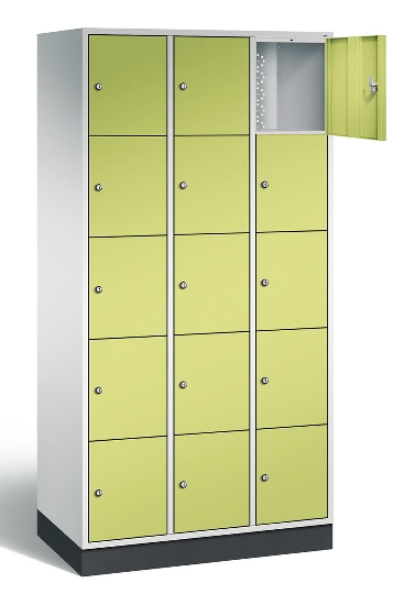 CP Schließfachschrank 8570-x01 S 4000 Intro 5 Fächer übereinander (HxBxT) 1950x500mm