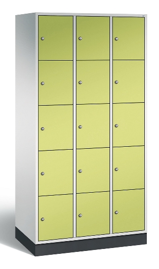 CP Schließfachschrank 8570-x01 S 4000 Intro 5 Fächer übereinander (HxBxT) 1950x500mm