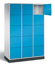 CP Schließfachschrank 8570-302/3 S 4000 Intro 3x 5 Fächer übereinander (HxBxT) 1950x1220x500/600mm