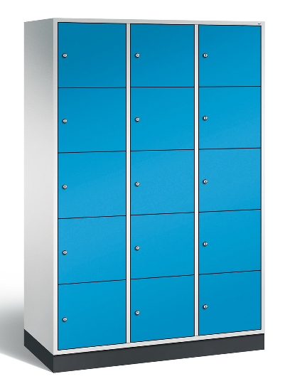 CP Schließfachschrank 8570-302/3 S 4000 Intro 3x 5 Fächer übereinander (HxBxT) 1950x1220x500/600mm