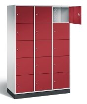 CP Schließfachschrank 8570-302/3 S 4000 Intro 3x 5 Fächer übereinander (HxBxT) 1950x1220x500/600mm
