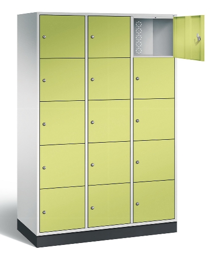 CP Schließfachschrank 8570-302/3 S 4000 Intro 3x 5 Fächer übereinander (HxBxT) 1950x1220x500/600mm