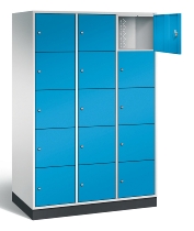 CP Schließfachschrank 8570-302/3 S 4000 Intro 3x 5 Fächer übereinander (HxBxT) 1950x1220x500/600mm