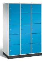 CP Schließfachschrank 8570-302/3 S 4000 Intro 3x 5 Fächer übereinander (HxBxT) 1950x1220x500/600mm