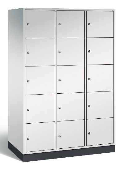 CP Schließfachschrank 8570-302/3 S 4000 Intro 3x 5 Fächer übereinander (HxBxT) 1950x1220x500/600mm