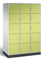CP Schließfachschrank 8570-302/3 S 4000 Intro 3x 5 Fächer übereinander (HxBxT) 1950x1220x500/600mm