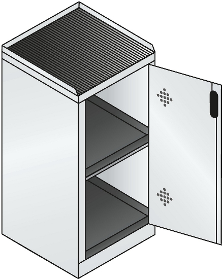 CP Umwelt-Beistellschränke 87/8821-315 Auffangwannen verzinkt (HxBxT) 1000x500/930x500