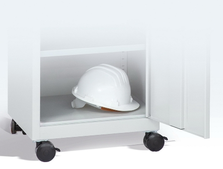 C+P Lenkrollen 8721-7010 Rollen-Set bestehend aus 4 Rollen (2 feststellbar)