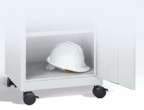 C+P Lenkrollen 8721-7010 Rollen-Set bestehend aus 4 Rollen (2 feststellbar)