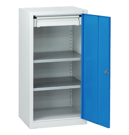 C+P Beistellschrank 88210-00 Serie 89 inkl.2 Fachböden (HxBxT) 1000x1000x500mm 7035/3003