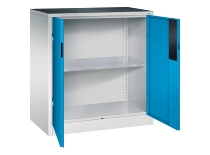 C+P Beistell-Werkzeugschrank schwere Lasten 8831-052 Acurado 1 Fachboden ERGO-Lock 4.0 (HxBxT) 1000x1200x500mm 7035/5023