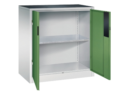 C+P Beistell-Werkzeugschrank schwere Lasten 8831-052 Acurado 1 Fachboden ERGO-Lock 4.0 (HxBxT) 1000x1200x500mm 7035/5023