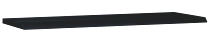 C+P Hinterer Abrollrand 8821-713 Acurado-89 (BxT) 1000x500mm Schwarzgrau