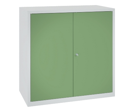 C+P Beistellschrank 88210-00 Serie 89 inkl.2 Fachböden (HxBxT) 1000x1000x500mm 7035/3003