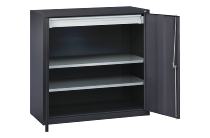 C+P Beistellschrank 88210-00 Serie 89 inkl.2 Fachböden (HxBxT) 1000x1000x500mm 7035/3003