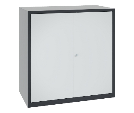 C+P Beistellschrank 88210-00 Serie 89 inkl.2 Fachböden (HxBxT) 1000x1000x500mm 7035/3003