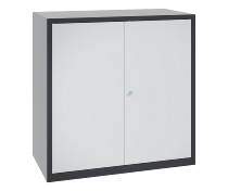 C+P Beistellschrank 88210-00 Serie 89 inkl.2 Fachböden (HxBxT) 1000x1000x500mm 7035/3003